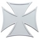 Iron Cross Badge Chrome Plastic