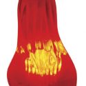 Bulls Balls Large Rubber Red with LED Lights 8″” (203mm)