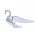 Hood Ornament Swan Wonder Wing Chrome Plated Crafted in Fine Detail Includes Universal Two Stud Installation Kit